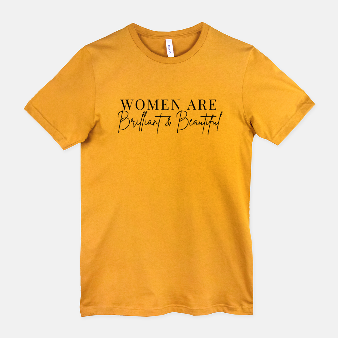 Brilliant & Beautiful | Tee | Gold