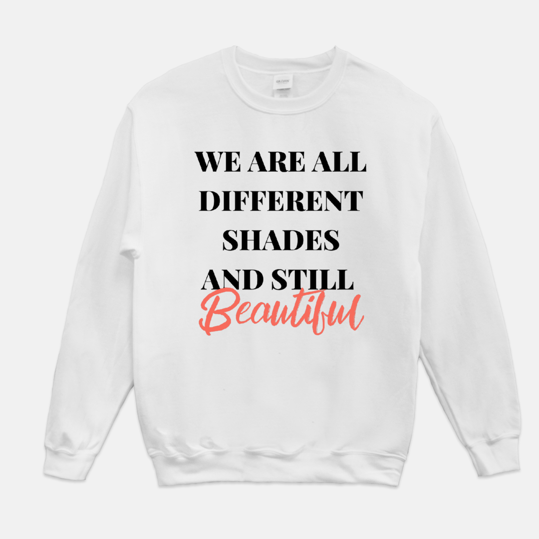 Beautiful | Crewneck Sweater | White