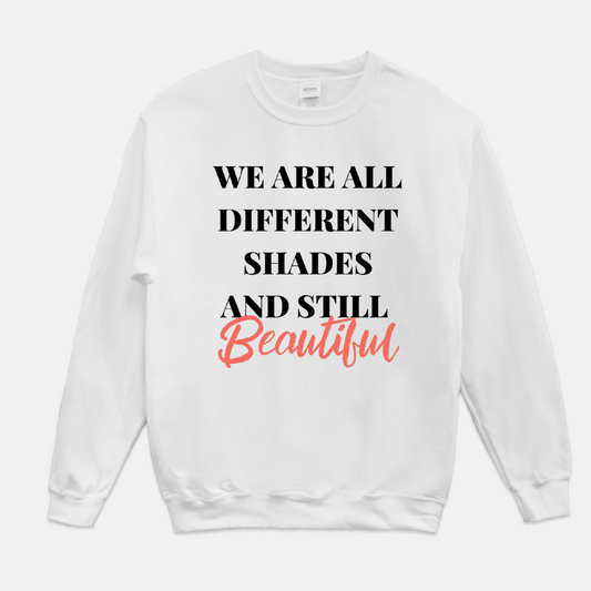 Beautiful | Crewneck Sweater | White