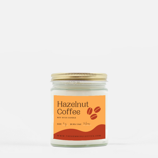 Soy Wax Blend Candle | Hazelnut Coffee