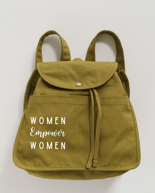 Drawstring Backpack | Olive