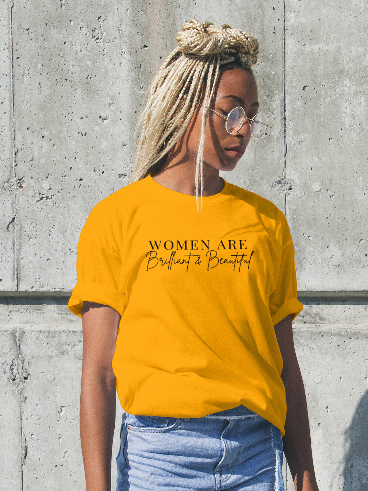 Brilliant & Beautiful | Tee | Gold